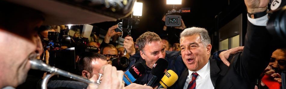 拉波尔塔：这届任期我将打造一支顶级球队，继续壮大巴萨阵容