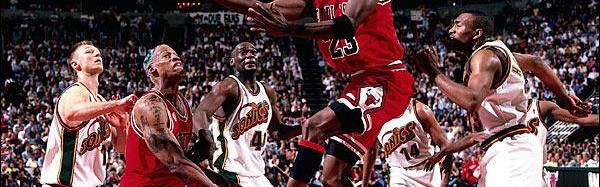 乐鱼体育-1996-1966总决赛回望，湖凯恩怨开始，公牛王朝立威